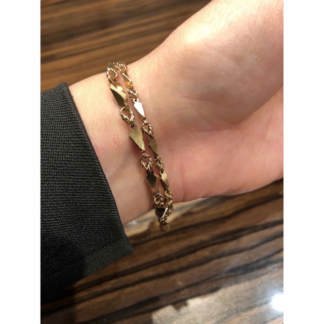 お買い得!】 K18 ブレスレット 総重量14.8g 約18cm ブレスレット+ ...