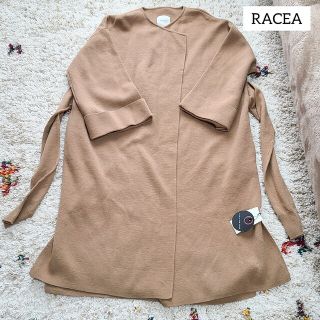 RACEA - 【新品】RACEA ウール混紡ロングカーディガン