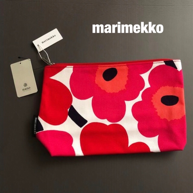 【マリメッコ・marimekko】クラッチバッグ・ウニッコ・ポーチ・オムツポーチ