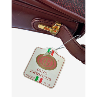 未使用 GINO FERRUZZI ジーノフェルッチ ハンドバッグ イタリアの通販