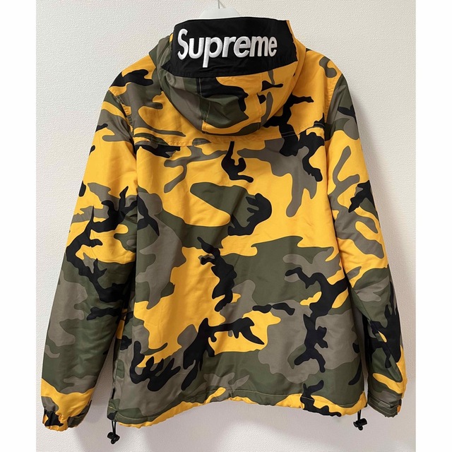 17AW Supreme yellow camo pullover