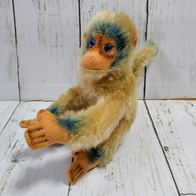 Steiff(シュタイフ)のシュタイフ サルのGibbon レア ヴィンテージ Steiff  ドイツ 希少 エンタメ/ホビーのおもちゃ/ぬいぐるみ(ぬいぐるみ)の商品写真