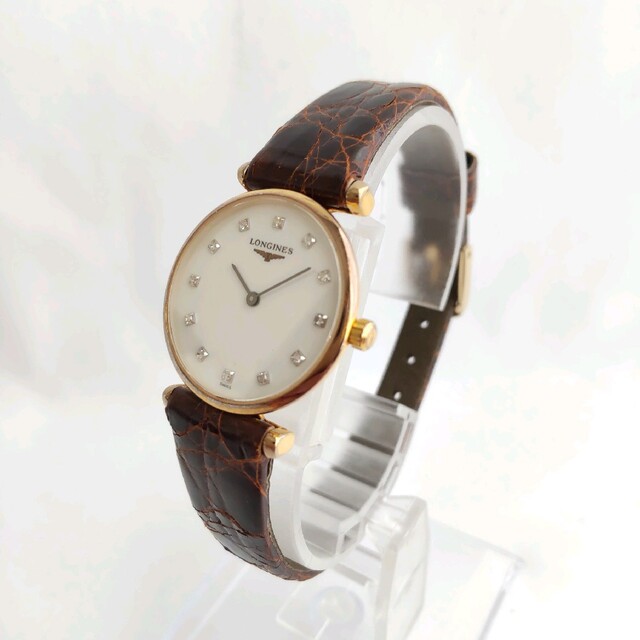 一流の品質 LONGINES - 稼働品 ロンジン LONGINES ダイヤ12P シェル