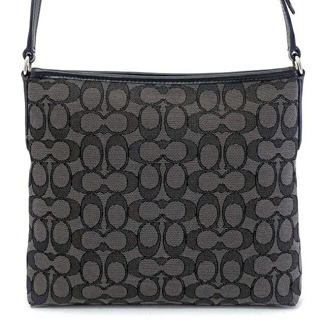 COACH - コーチ ショルダーバッグ グレー ブラック 美品 黒の通販 by