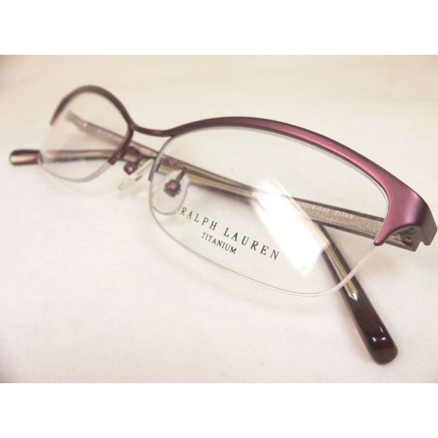 Ralph Lauren(ラルフローレン)のRALPH LAUREN 眼鏡 フレーム メタルブロー風 ラルフ・ローレン メンズのファッション小物(サングラス/メガネ)の商品写真