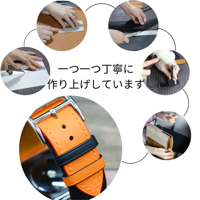 Apple Watch(アップルウォッチ)のModigi Apple Watch レザーバンド 38 40 41 本革ベルト メンズの時計(レザーベルト)の商品写真