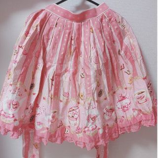 アンジェリックプリティー(Angelic Pretty)のアンジェリックプリティー♡　ティーカップピンク　スカート(ひざ丈スカート)