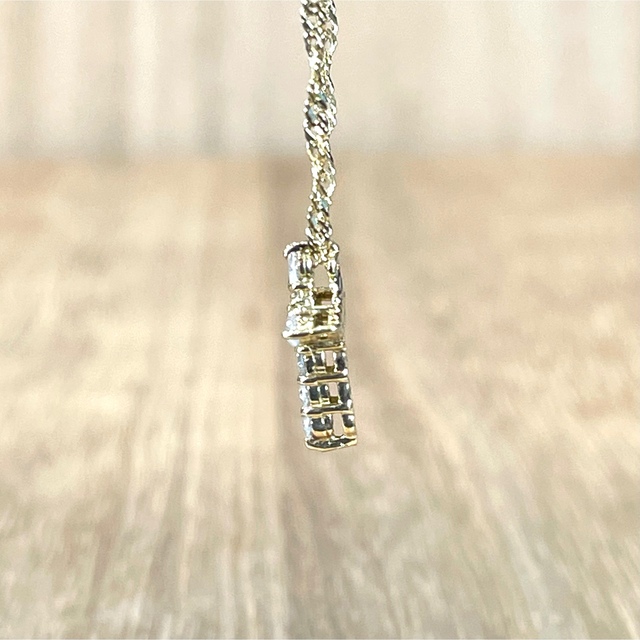 可愛い!k18 クロス ダイヤ 0.20ct ネックレス 1.80g M1171 | www