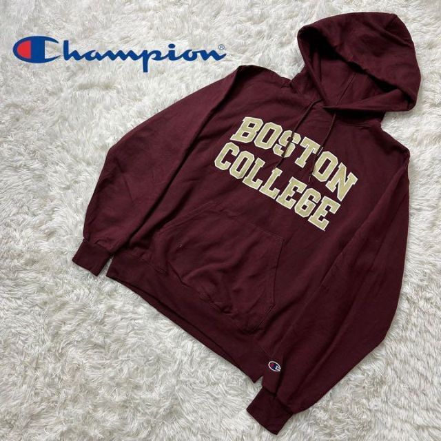 champion 希少カラー❗ボストンカレッジ　パーカー　リバースウィーブ