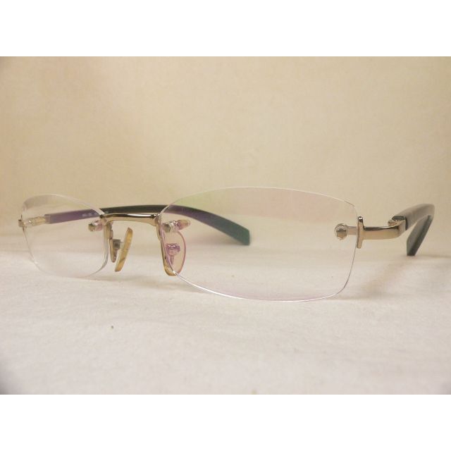 天然バッファローホーン使用 ツーポイント 眼鏡 フレーム