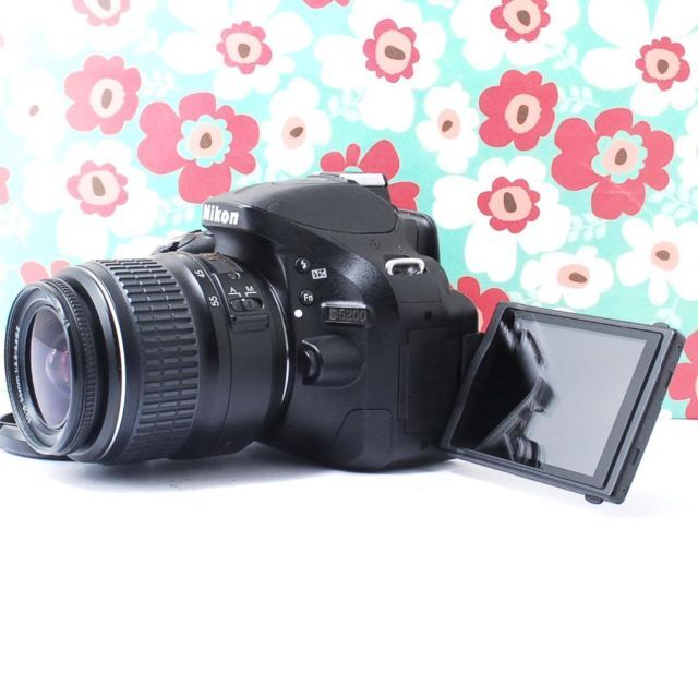 に初値下げ! Nikon D5200☆スマホ転送OK&即日発送☆高画質一眼レフ
