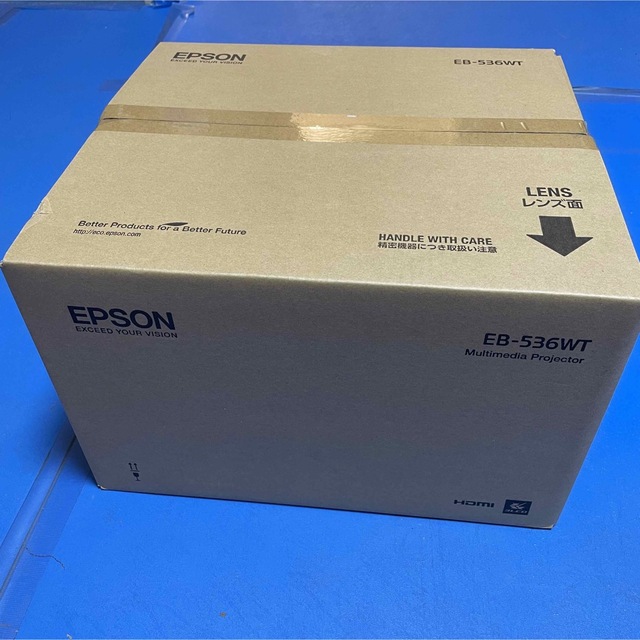 EPSON(エプソン)のEPSON  プロジェクター EB-536WT スマホ/家電/カメラのテレビ/映像機器(プロジェクター)の商品写真