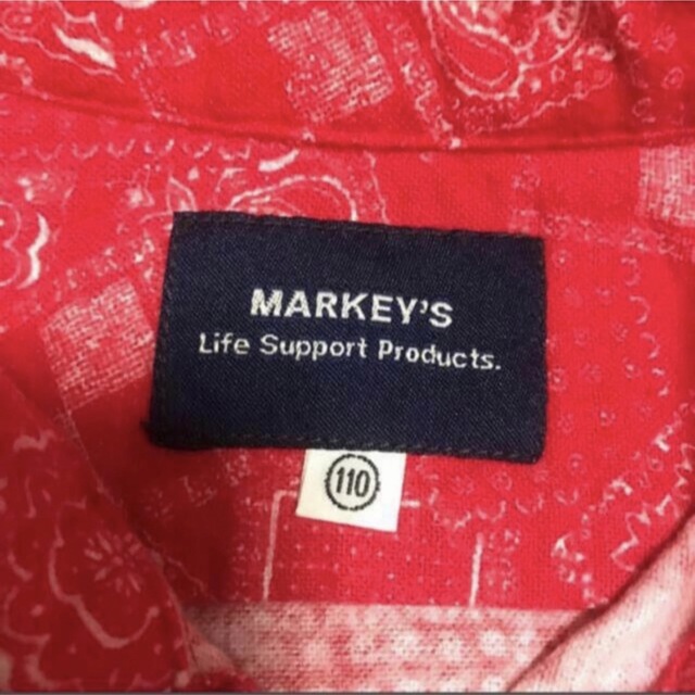 MARKEY'S(マーキーズ)のサイズ110  プリントネルシャツ キッズ/ベビー/マタニティのキッズ服男の子用(90cm~)(ブラウス)の商品写真