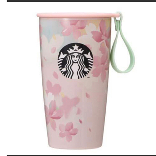 Starbucks - スタバ　さくら　ストラップカップシェイプボトル