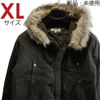 新品 XL ミリタリー モッズコート ジャケット ツイル ブルゾン 緑 11(モッズコート)