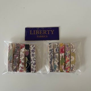 リバティ(LIBERTY.)の【ハンドメイド】リバティプリント クリップNo.13   5個入り×2(その他)