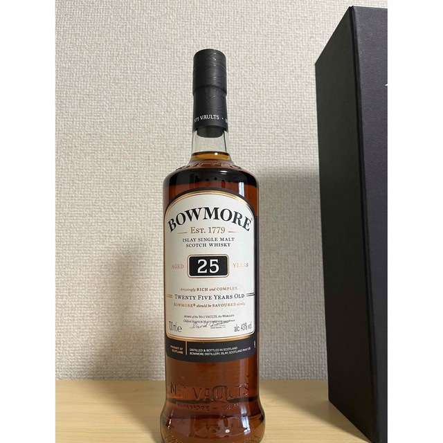 新品・未開栓 ボウモア25年 700ml 正規通販 32160円引き noxcapital.de