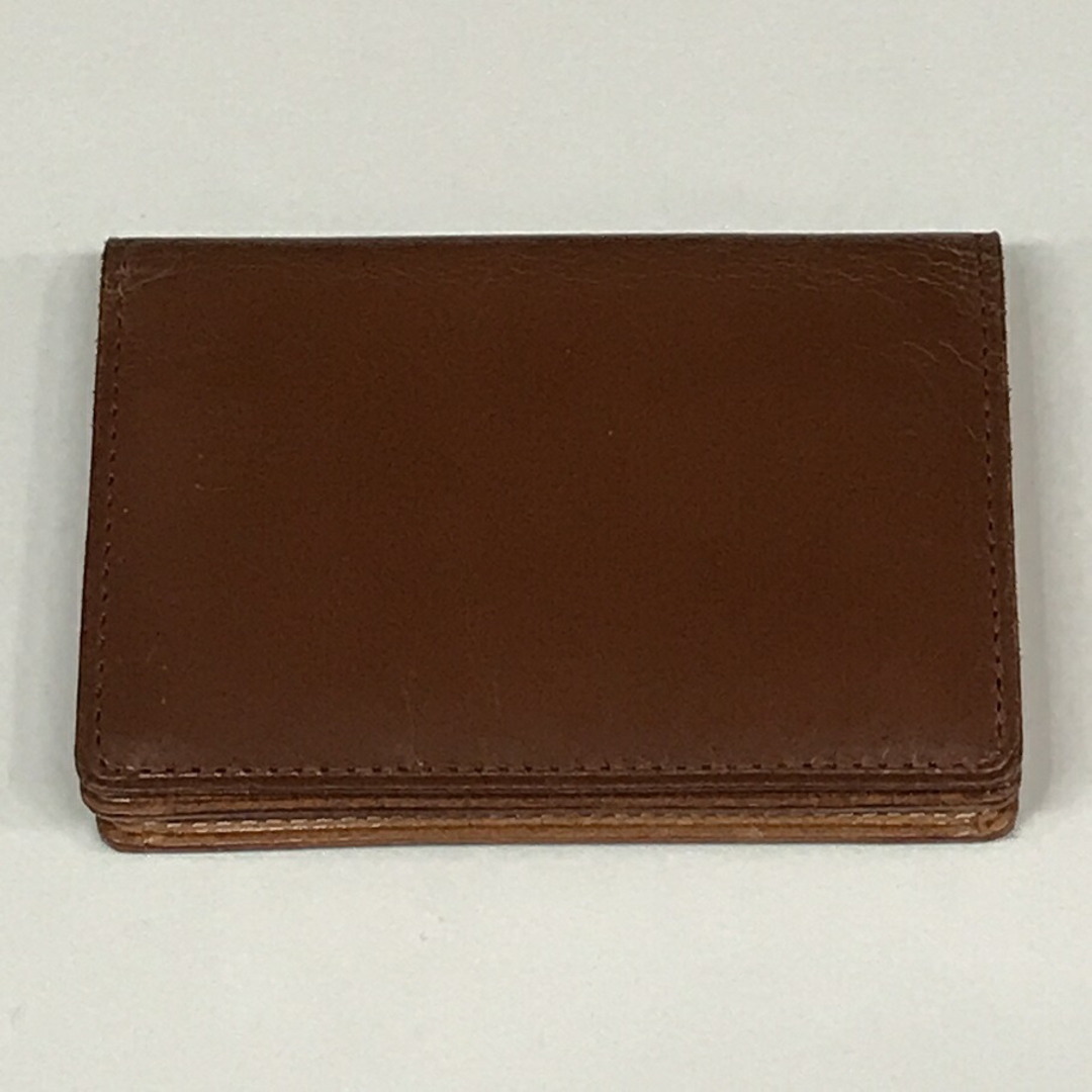 新春セール中 GANZO THIN BRIDLE ガンゾ 通しマチ名刺入れ【中古