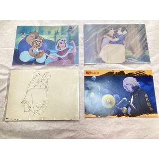 ディズニー(Disney)のポストカード4枚セット(印刷物)
