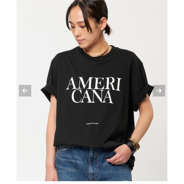 【AMERICANA/アメリカーナ】ロゴTシャツ