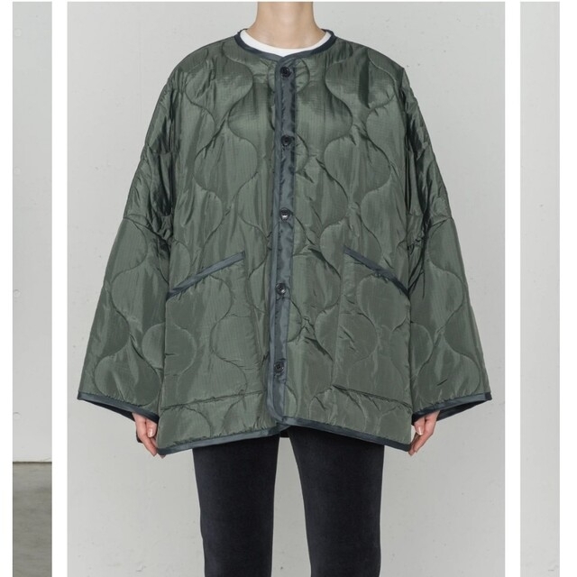 HYKE(ハイク)のHYKE QUILTED BIG LINER JACKET レディースのジャケット/アウター(ミリタリージャケット)の商品写真