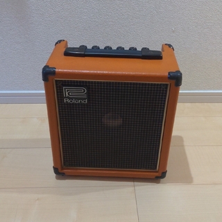 ローランド(Roland)のギターアンプ　roland cube20初代　ジャパンビンテージ　オレンジ系(ギターアンプ)