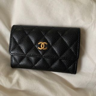 シャネル(CHANEL)の新品未使用ギャランティ　カード付き　正規品シャネル  マトラッセカードケース(名刺入れ/定期入れ)