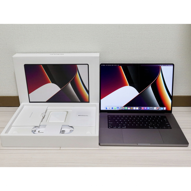 Mac (Apple)(マック)のCTO M1Max US MacBookPro 16 SSD2TBスペースグレイ スマホ/家電/カメラのPC/タブレット(ノートPC)の商品写真