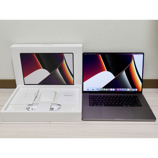 マック(Mac (Apple))のCTO M1Max US MacBookPro 16 SSD2TBスペースグレイ(ノートPC)