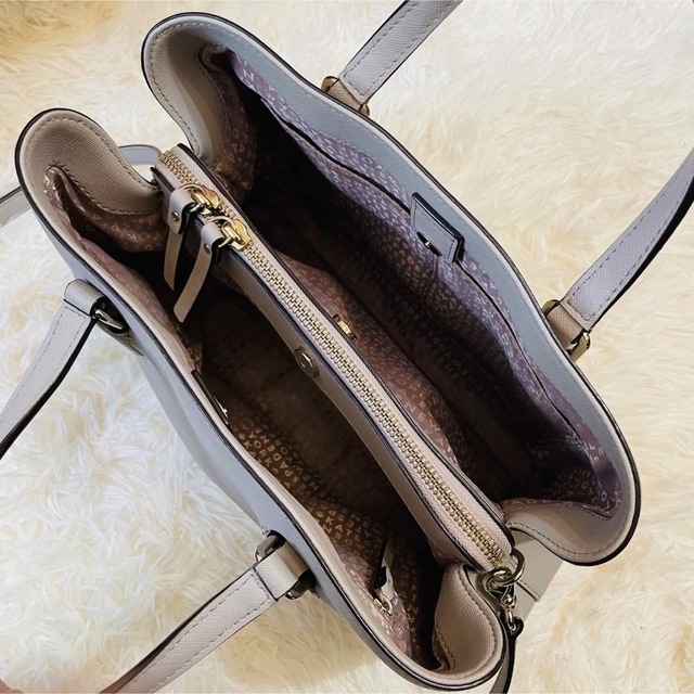 kate spade new york(ケイトスペードニューヨーク)の極美品✳︎kate spade 2wayショルダーバッグ ローレル ピンクグレー レディースのバッグ(ショルダーバッグ)の商品写真