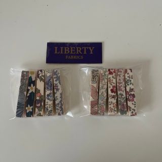 リバティ(LIBERTY.)の【ハンドメイド】リバティプリント　クリップNo.21   5個入り×2(その他)