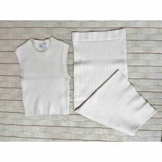 ザラ(ZARA)の【ZARA】トップス×タイトスカート(ロングスカート)