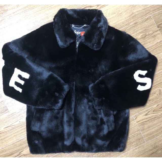 supreme faux fur bomber jacket S ファー 1