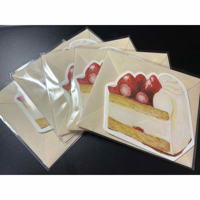 すかいらーく(スカイラーク)のFLOメッセージカード5枚組 ハンドメイドの文具/ステーショナリー(カード/レター/ラッピング)の商品写真