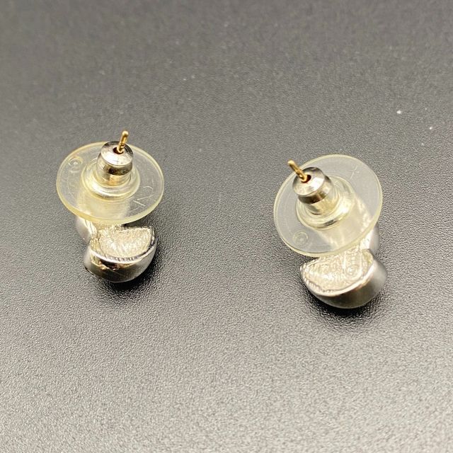 【美品】クリスチャンディオール ヴィンテージ ストーン ゴールド ピアス