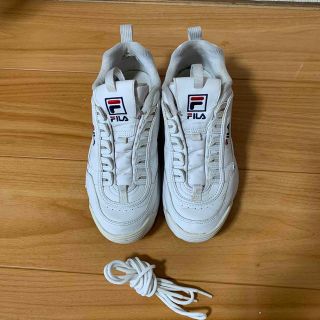 フィラ(FILA)のフィラ＊FILA】ディスラプター2 ホワイト 白 厚底 ダッドスニーカー(スニーカー)