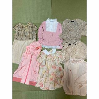 コムサイズム(COMME CA ISM)の100センチ　女の子　服　まとめ売り(Tシャツ/カットソー)