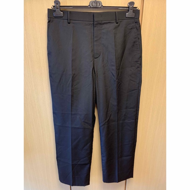 茄子紺 正規 21SS VALENTINO ヴァレンティノ ワイドスラックス