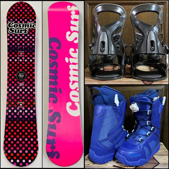 ボード ○COSMIC SURF…etc♀スノーボードフルセット○