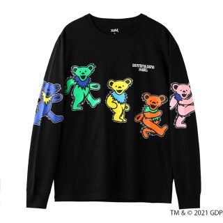 エックスガール(X-girl)のX-girl GRATEFUL DEAD BEAR L/S TEE(Tシャツ(長袖/七分))