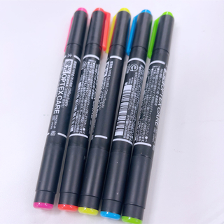 ゼブラ(ZEBRA)のゼブラ ZEBRA 蛍光ペン 5本セット ピンク オレンジ 青 黄色 緑(ペン/マーカー)