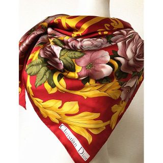 ディオール(Christian Dior) ビンテージ バンダナ/スカーフ(レディース ディオール(Christian Dior) ビンテージ バンダナ/スカーフ(レディース