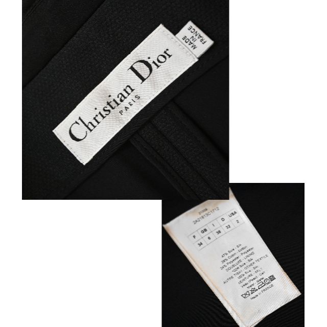 ★Christian Dior★最新タグ★美品★べルト付★シルク★ドレス コート