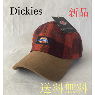 ディッキーズ(Dickies)の新品未使用‼️男女兼用Dickies暖かウール混人気のチェックカジュアルcap(キャップ)