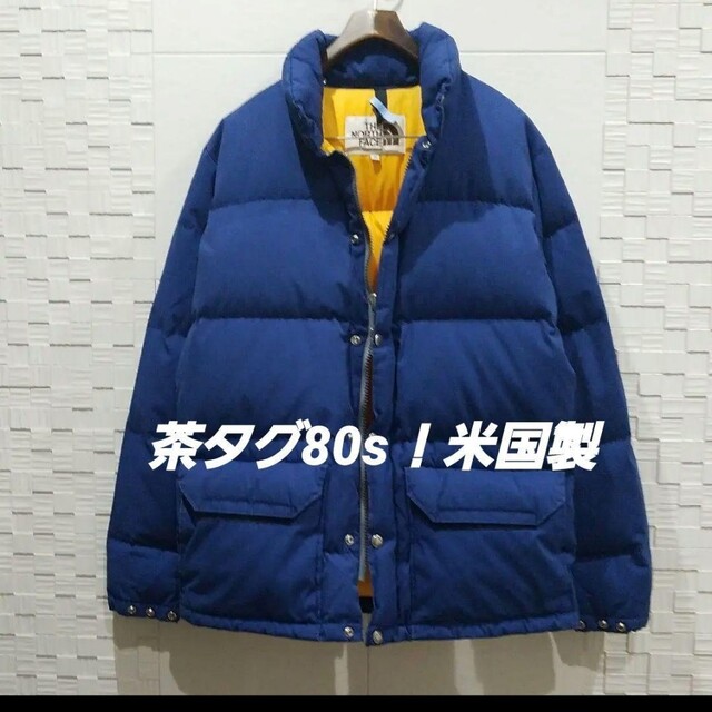 THE NORTH FACE - 【美品！茶タグ80s！米国製】ノースフェイス ダウン