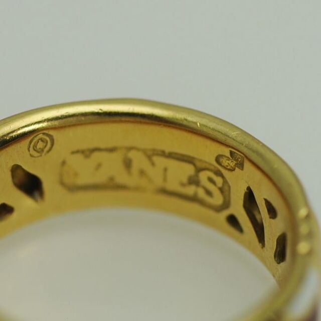 リング/指輪/ヤーネス/YANES/K18YG/#12.5【JR1857】 レディースのアクセサリー(リング(指輪))の商品写真