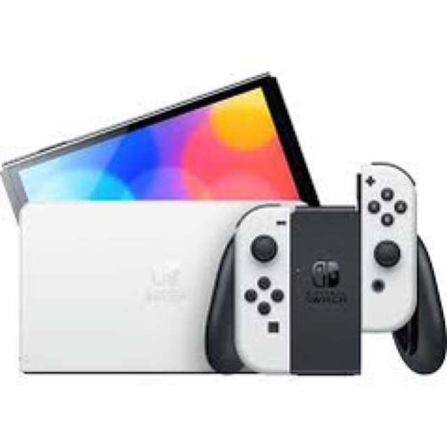 Nintendo Switch(ニンテンドースイッチ)の【新品未開封】switch本体有機ELホワイト エンタメ/ホビーのゲームソフト/ゲーム機本体(携帯用ゲーム機本体)の商品写真