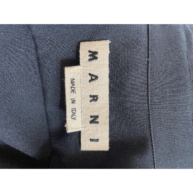 Marni - MARNI マルニ ウールシャツ パンツ セットアップ 44 ネイビー