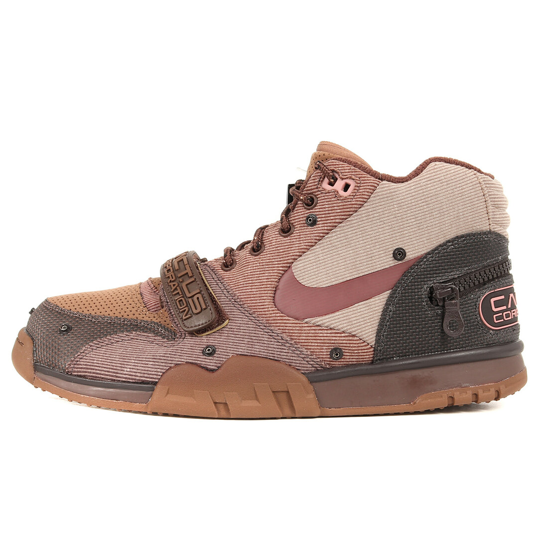 NIKE ナイキ TRAVIS SCOTT CACT.US CORP AIR TRAINER 1 / CJ (DR7515-200) トラヴィス スコット エア トレーナー 1 カクタス ジャック ライトチョコレート ラストピンク サイズ：US9.5 27.5cm スニーカー コラボ【メンズ】