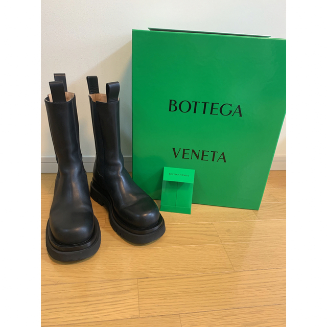 ブランド品専門の Bottega ☆美品☆ボッテガヴェネタ ラグブーツ 38